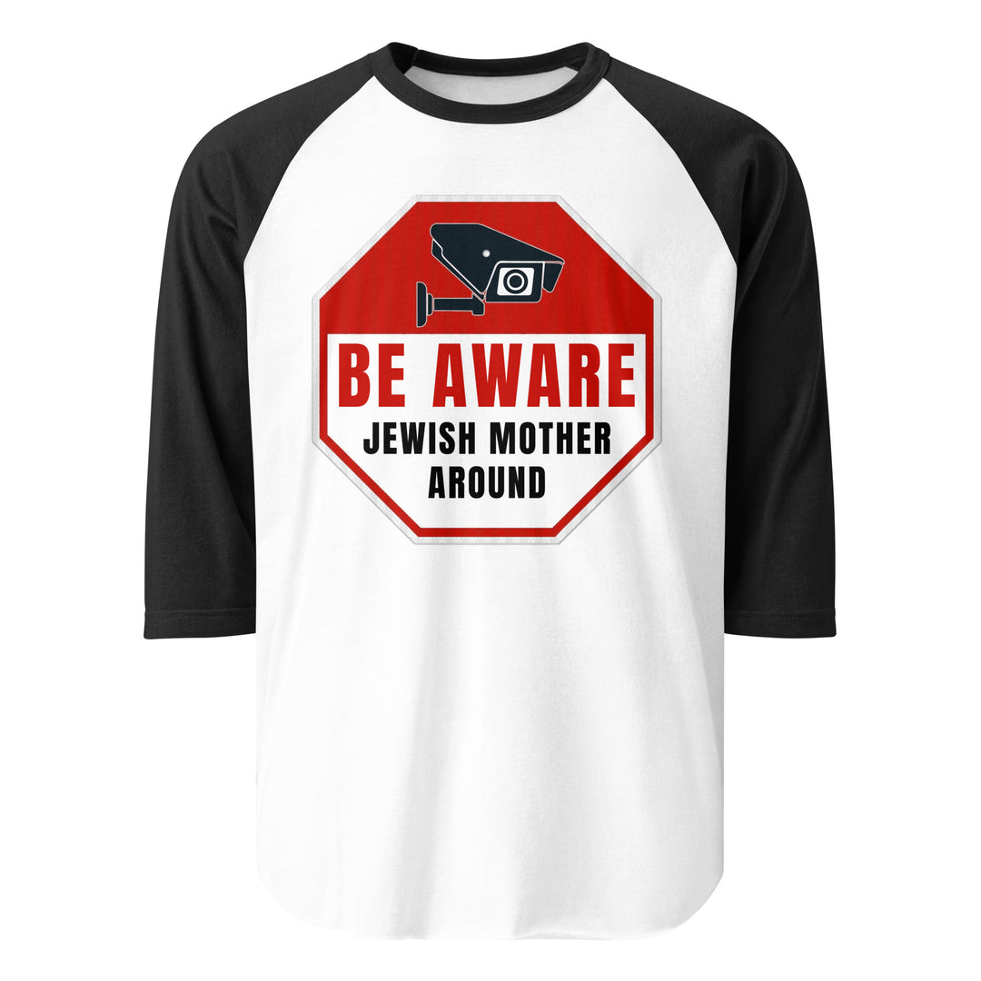 3/4 sleeve raglan shirt | Be aware jewish mother