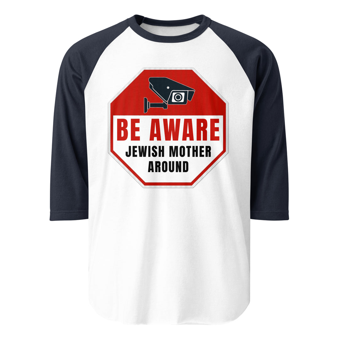3/4 sleeve raglan shirt | Be aware jewish mother