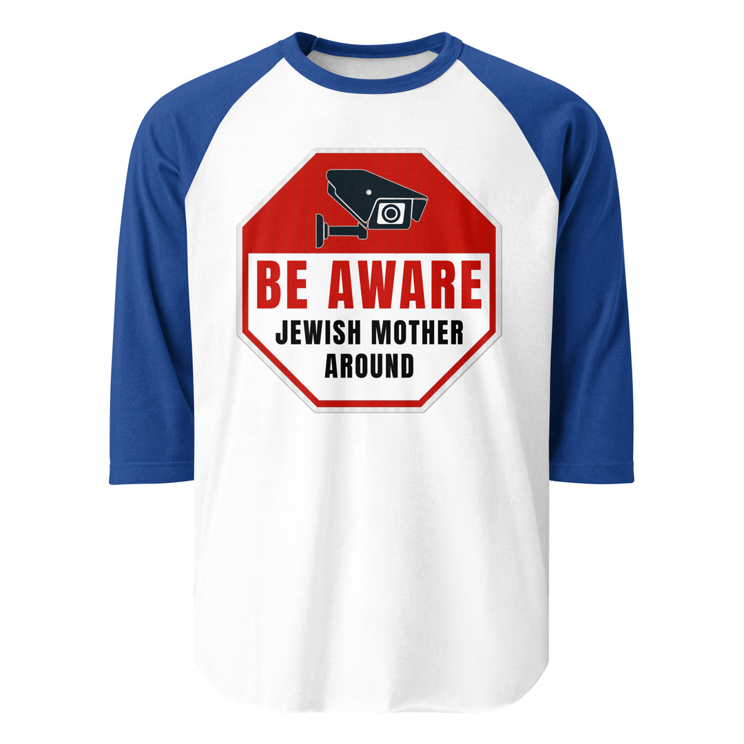 3/4 sleeve raglan shirt | Be aware jewish mother