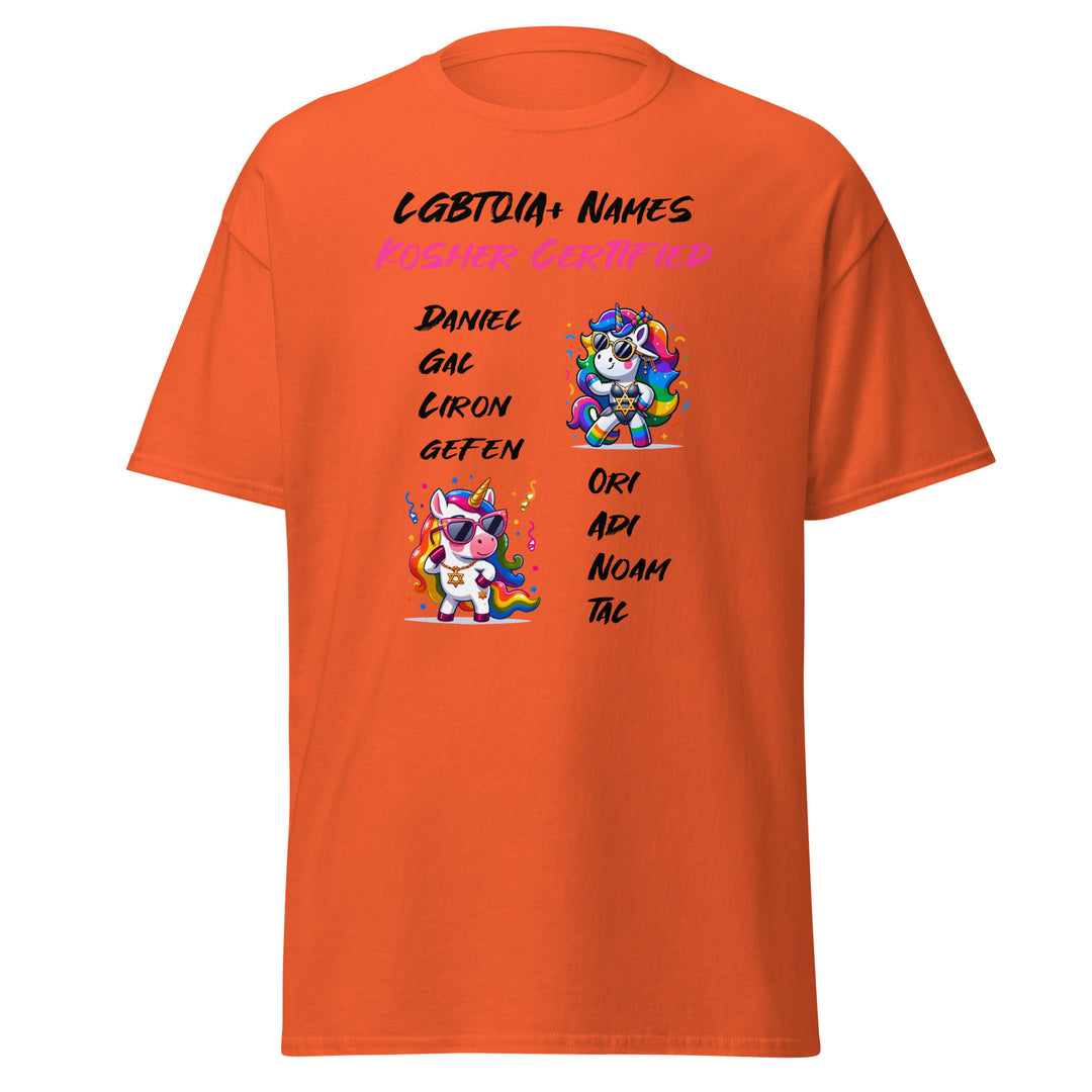 Classic Tee | Kosher Certified Names