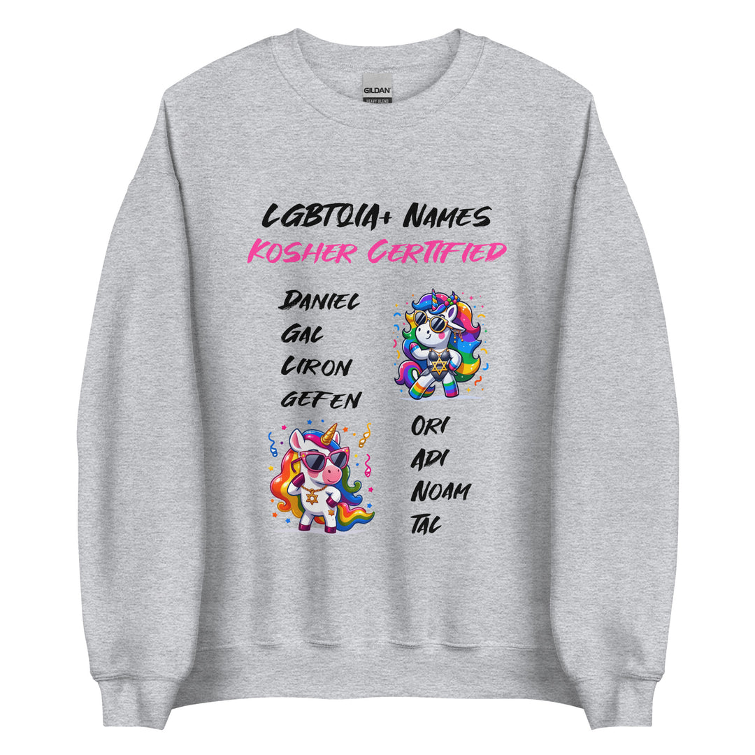Sweatshirt | Kosher Certified Names