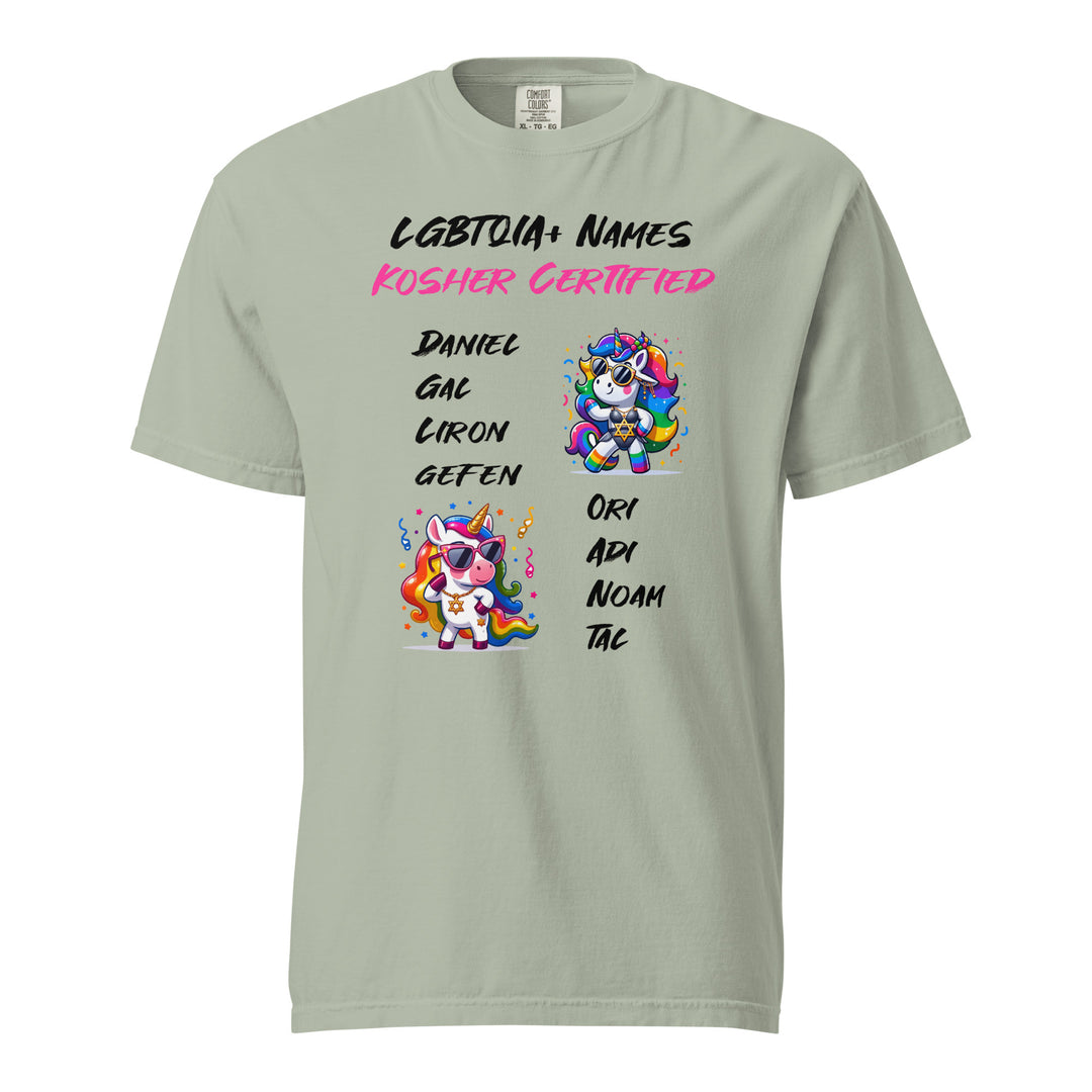Garment Dyed Heavyweight T-Shirt | Kosher Certified Names