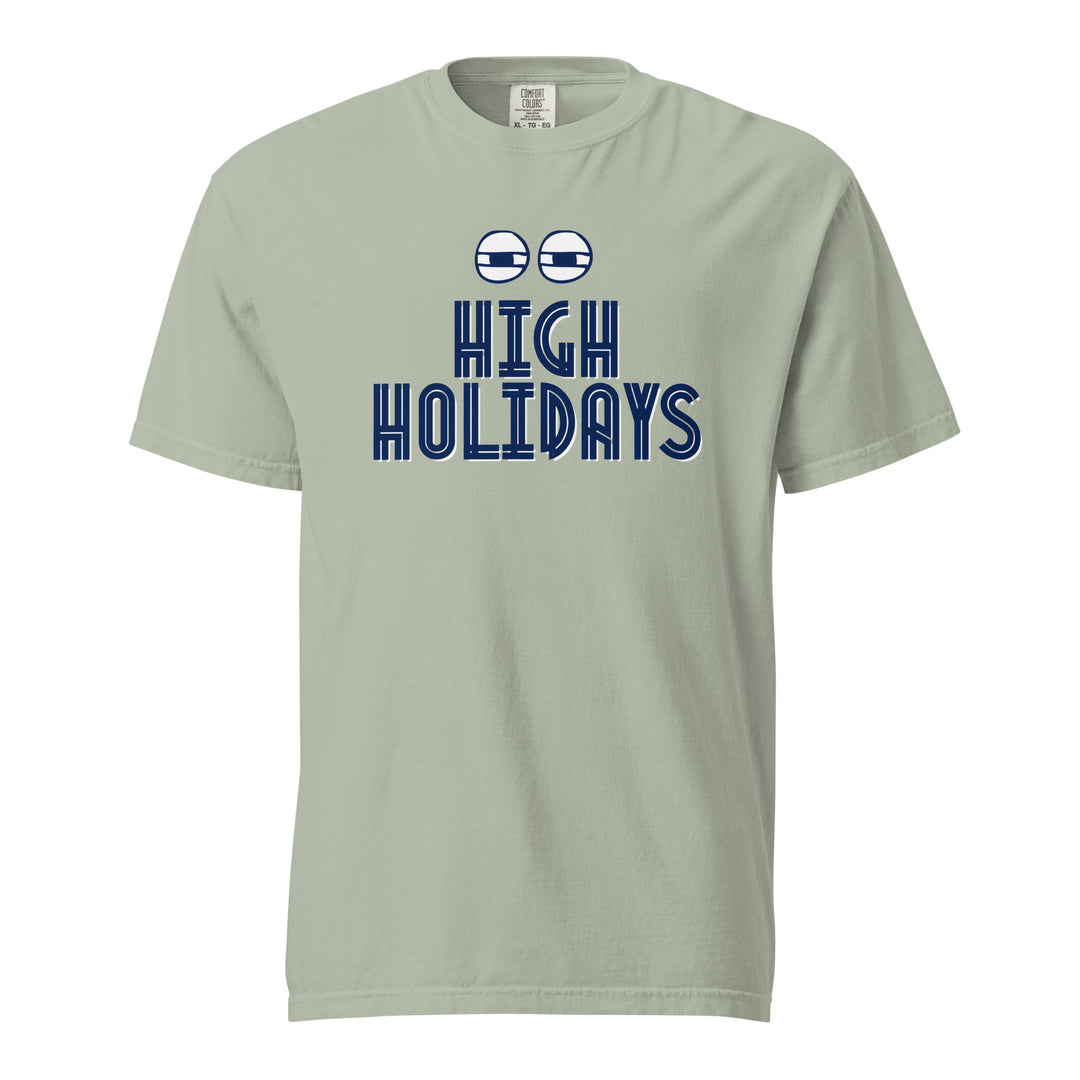 High Holidays Jewish pride t-shirt in Bay - detail view
