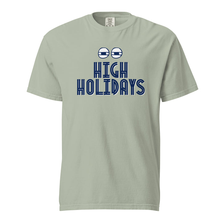 High Holidays Jewish pride t-shirt in Bay - detail view
