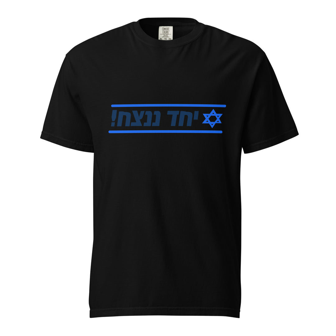 Garment Dyed Heavyweight T-Shirt | Together We Will Win | יחד ננצח