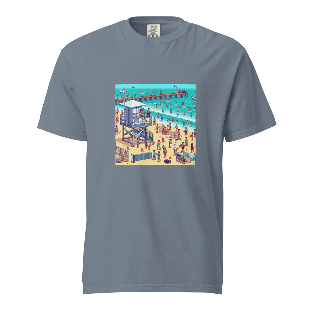 Garment Dyed Heavyweight T-Shirt | TLV Frishman Beach 16 Bit