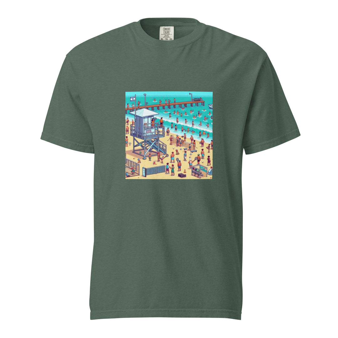 Garment Dyed Heavyweight T-Shirt | TLV Frishman Beach 16 Bit