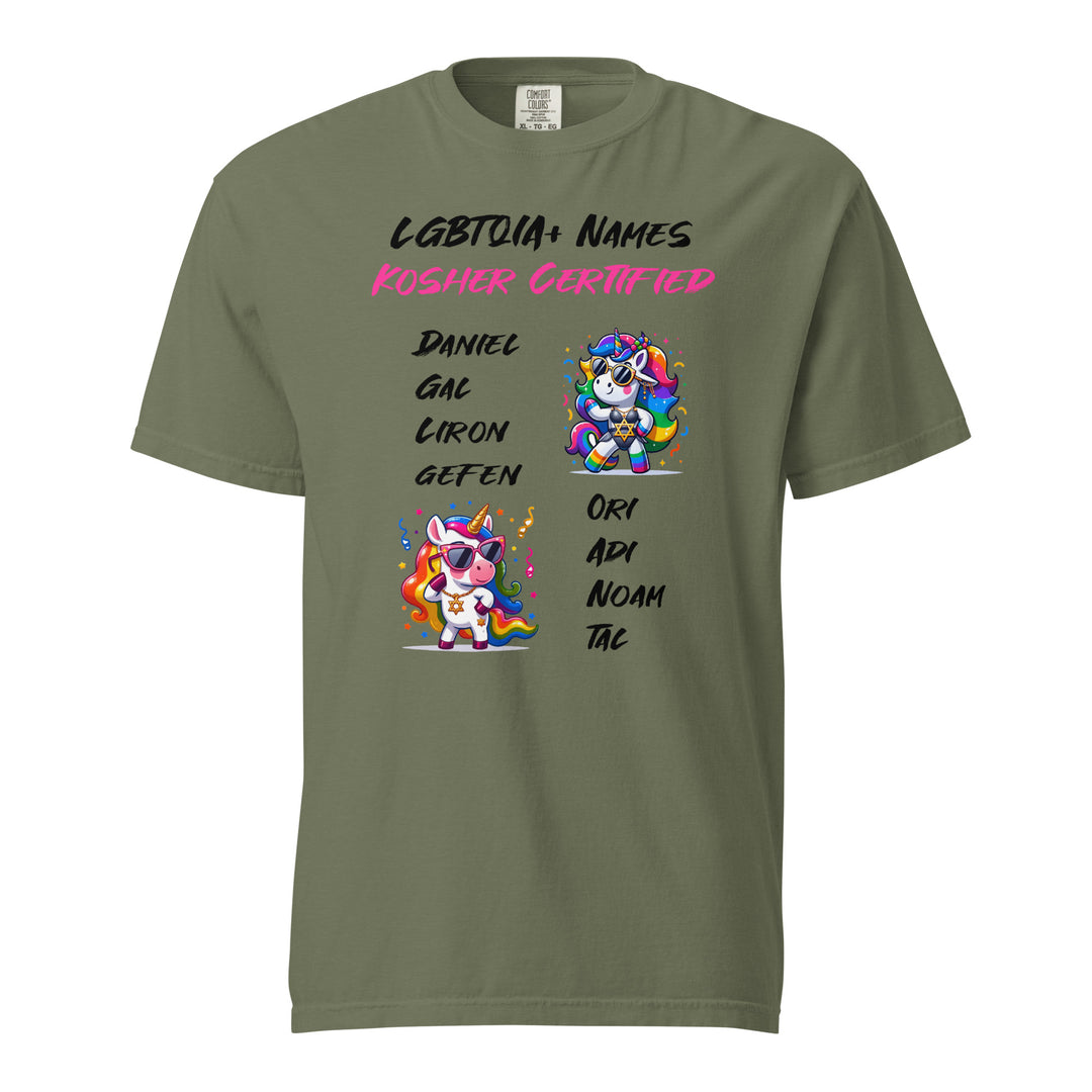 Garment Dyed Heavyweight T-Shirt | Kosher Certified Names