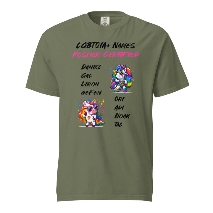 Garment Dyed Heavyweight T-Shirt | Kosher Certified Names