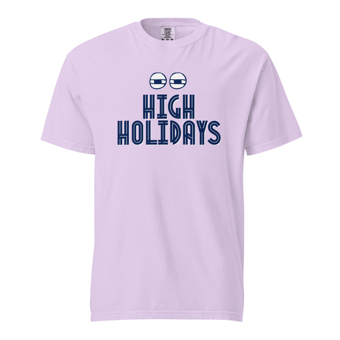 High Holidays Jewish pride t-shirt in Orchid - front view