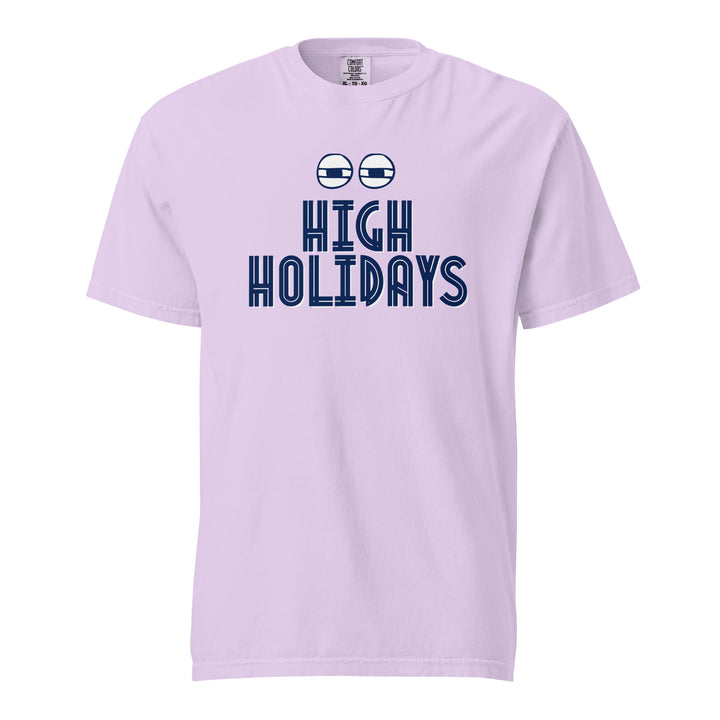 High Holidays Jewish pride t-shirt in Orchid - front view