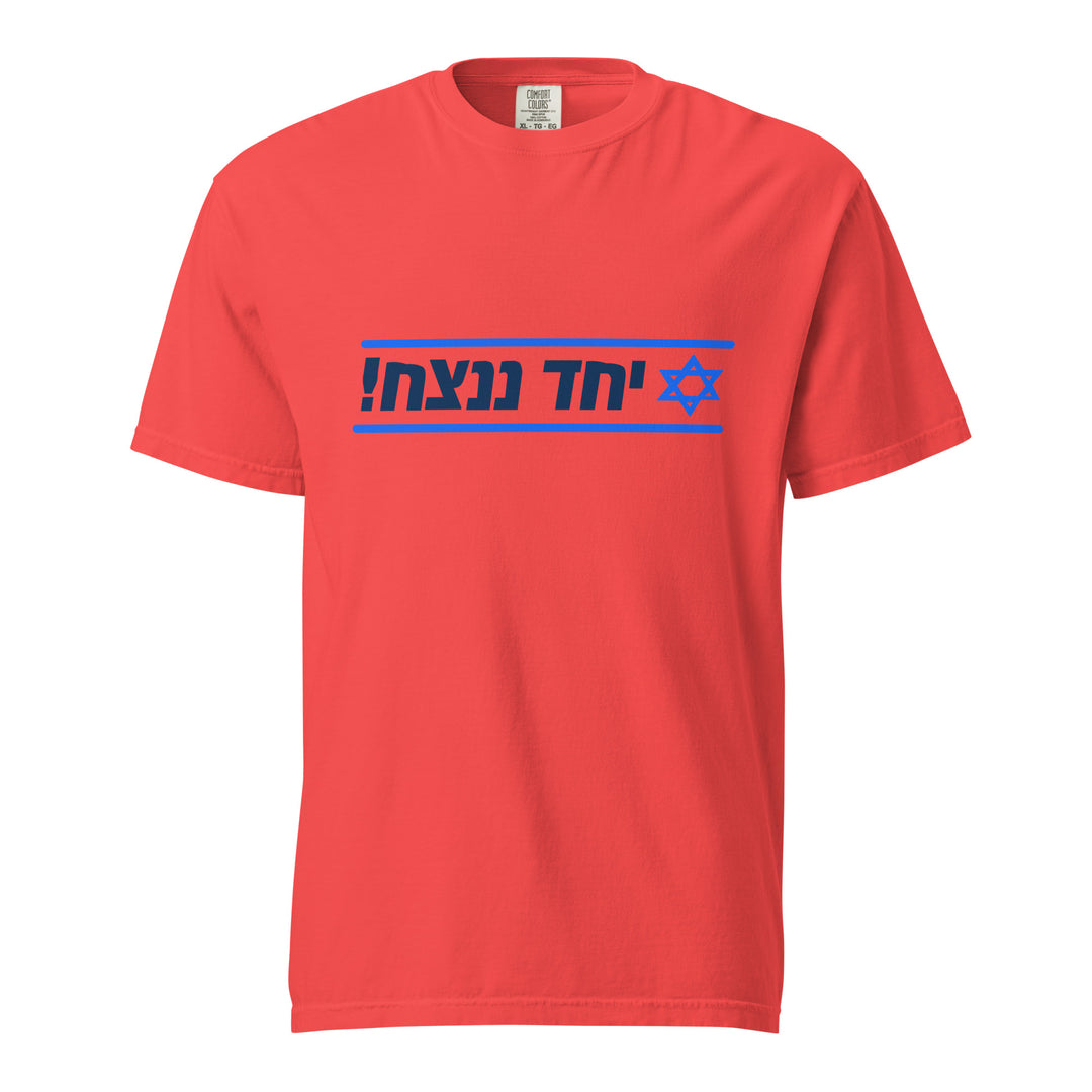 Garment Dyed Heavyweight T-Shirt | Together We Will Win | יחד ננצח