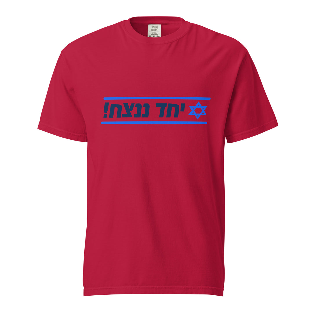 Garment Dyed Heavyweight T-Shirt | Together We Will Win | יחד ננצח