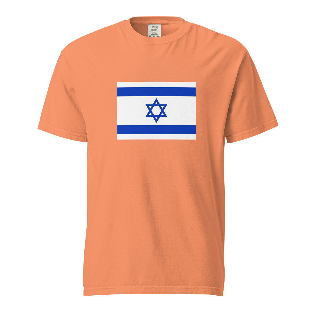 Garment Dyed Heavyweight T-Shirt | Israel Flag