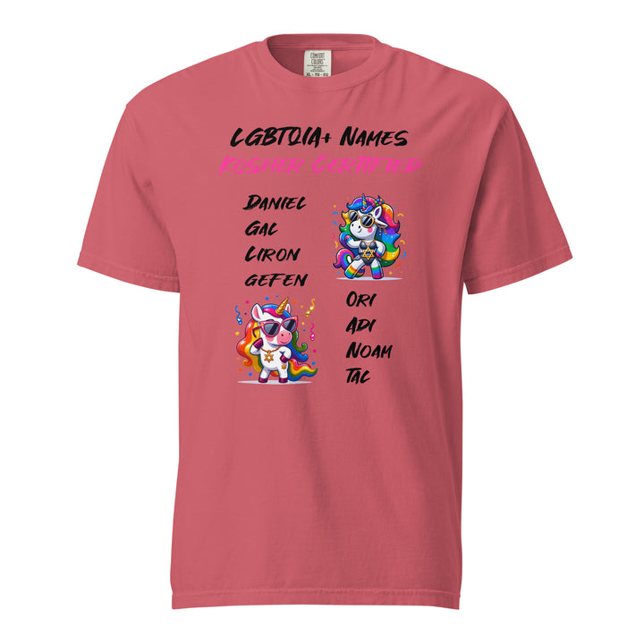 Garment Dyed Heavyweight T-Shirt | Kosher Certified Names
