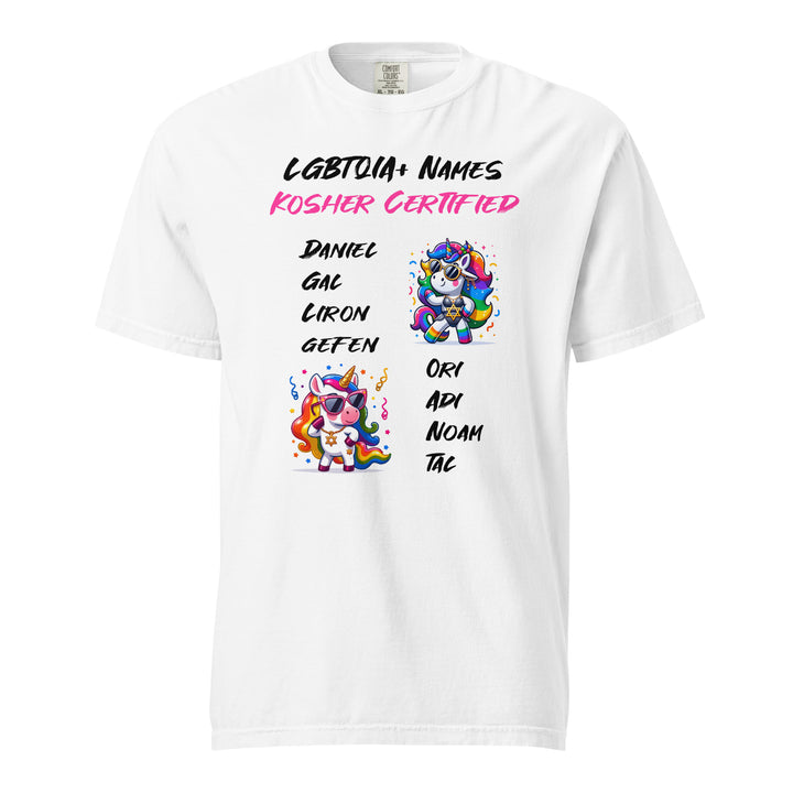 Garment Dyed Heavyweight T-Shirt | Kosher Certified Names