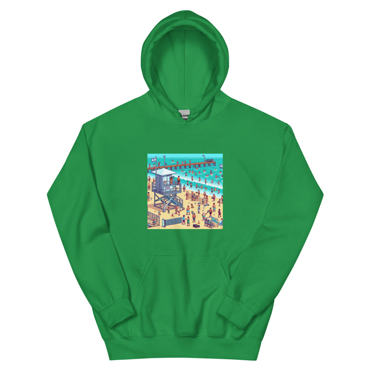Heavy Blend Hoodie | TLV Frishman Beach 16 Bit