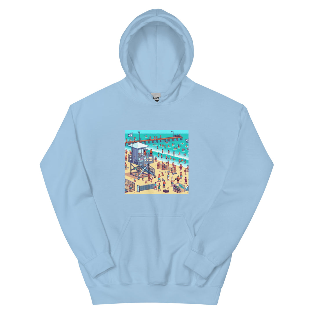 Heavy Blend Hoodie | TLV Frishman Beach 16 Bit