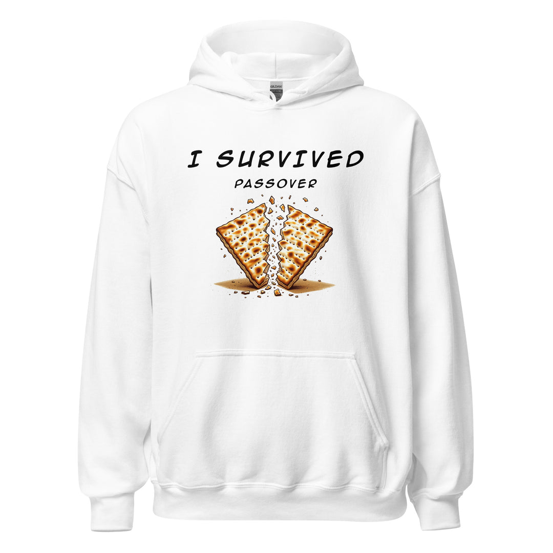Passover Jewish pride hoodie in White - detail view