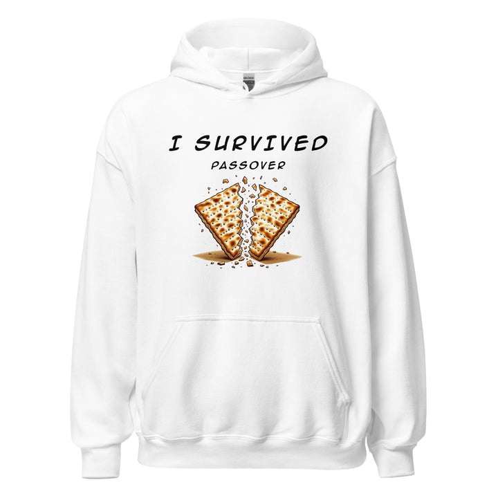 Passover Jewish pride hoodie in White - detail view