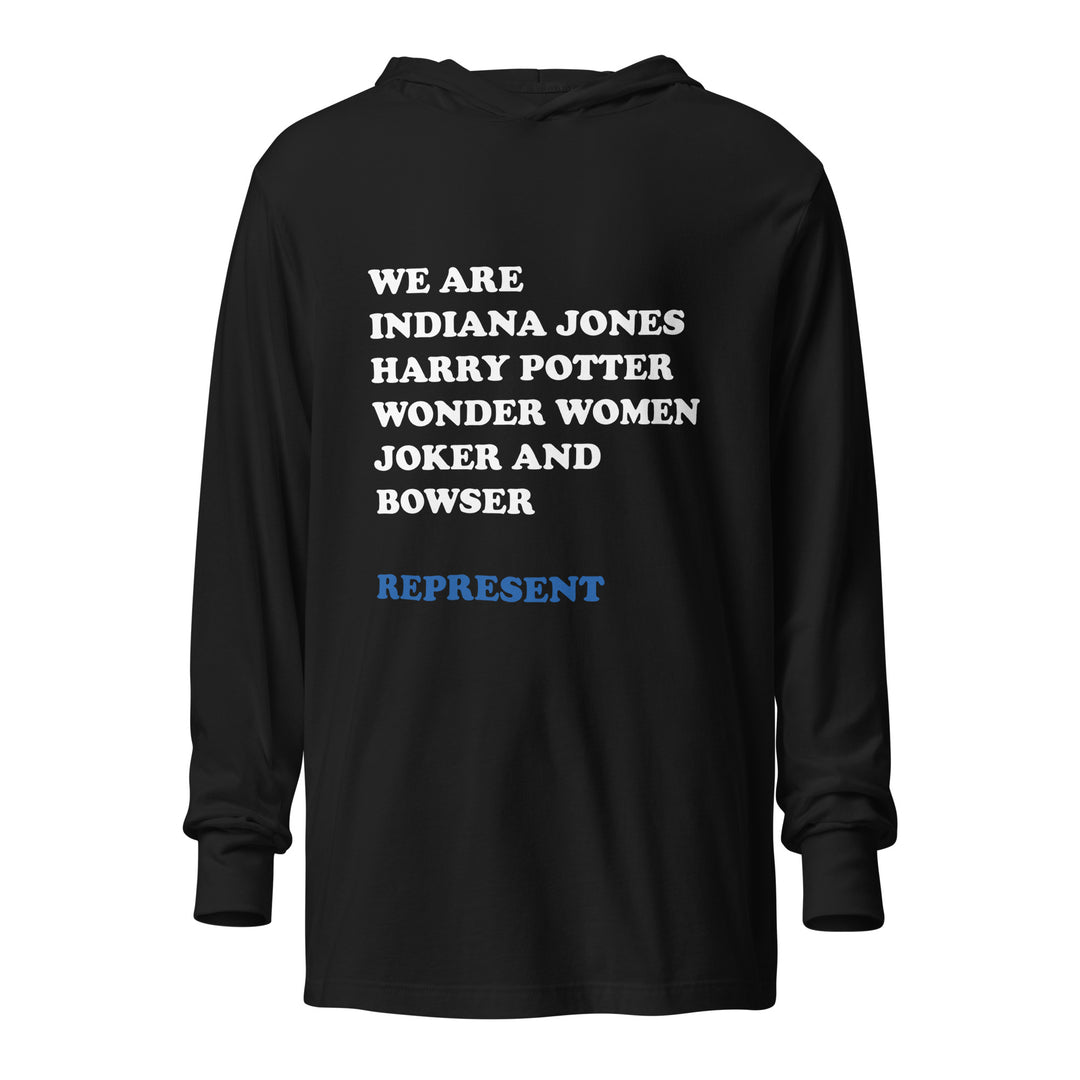 Hooded Long Sleeve Shirt | We are Iconic Roles 1