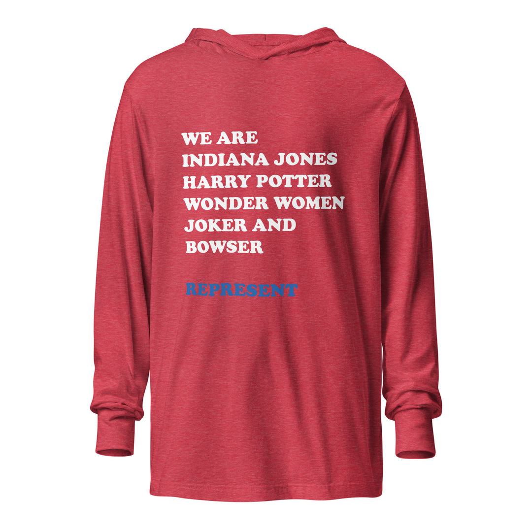 Hooded Long Sleeve Shirt | We are Iconic Roles 1