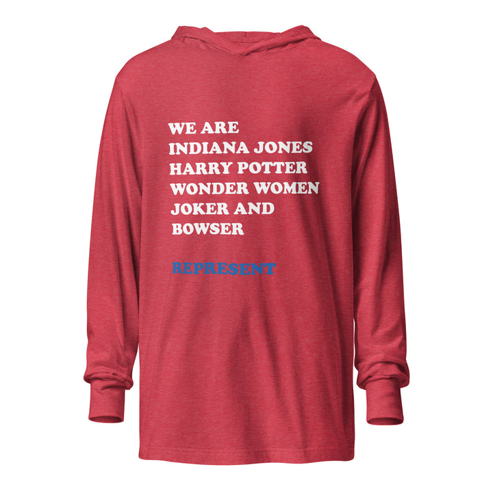 Hooded Long Sleeve Shirt | We are Iconic Roles 1