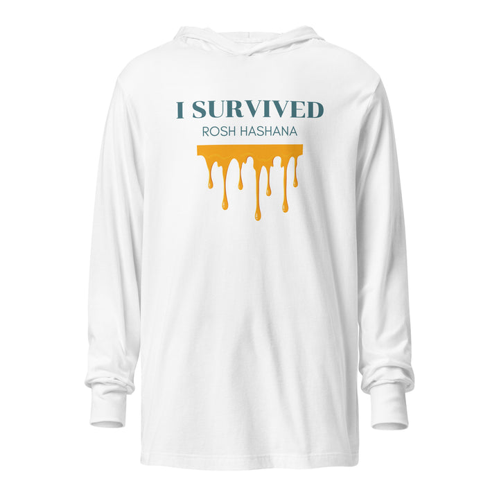 I Survived Rosh HaShana Jewish pride long sleeve shirt in White - front view
