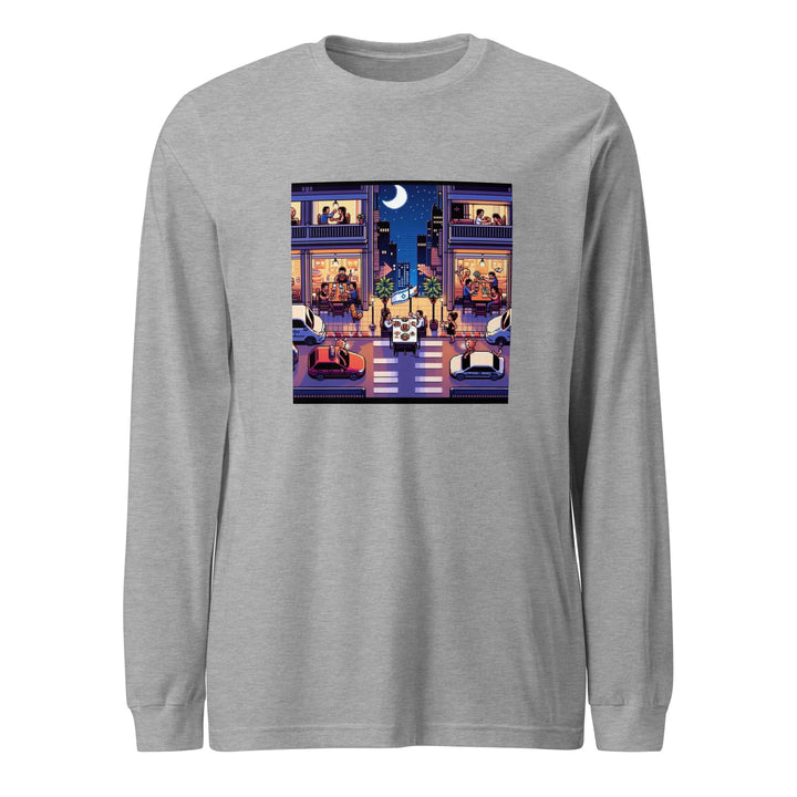 Long Sleeve Shirt | TLV Nightlife 16 Bit