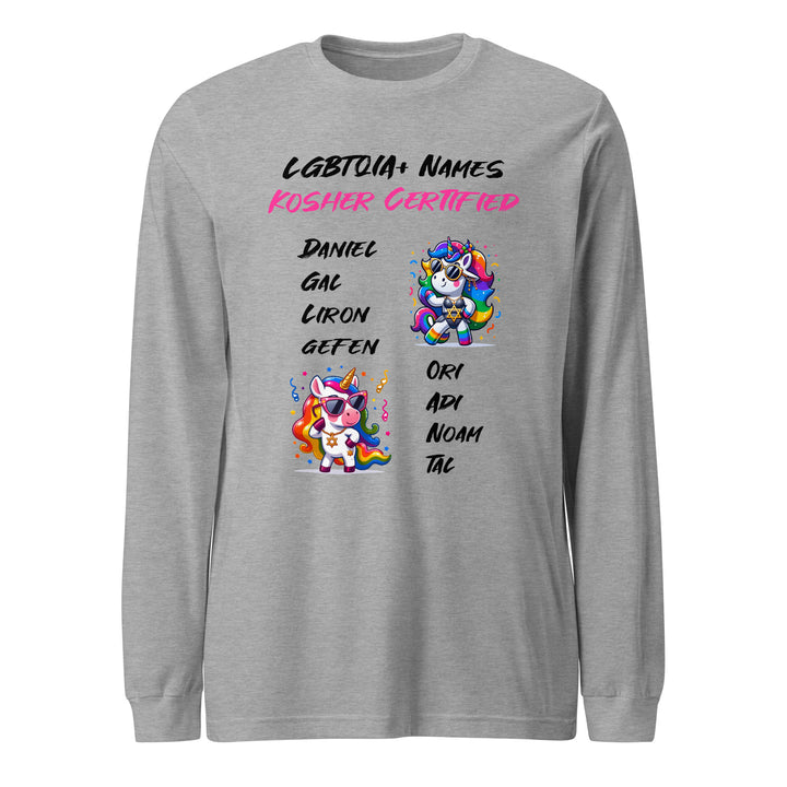 Long Sleeve Shirt | Kosher Certified Names
