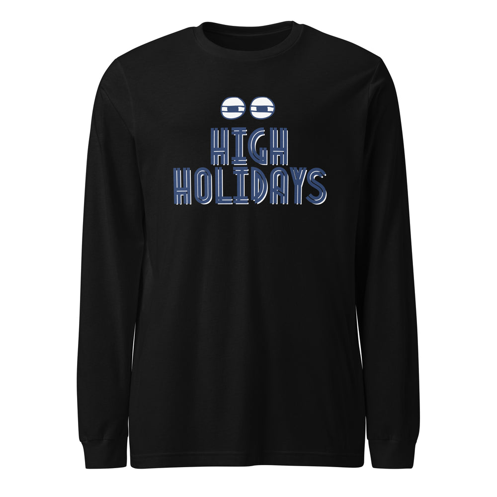 High Holidays Jewish pride shirt in Black - back view