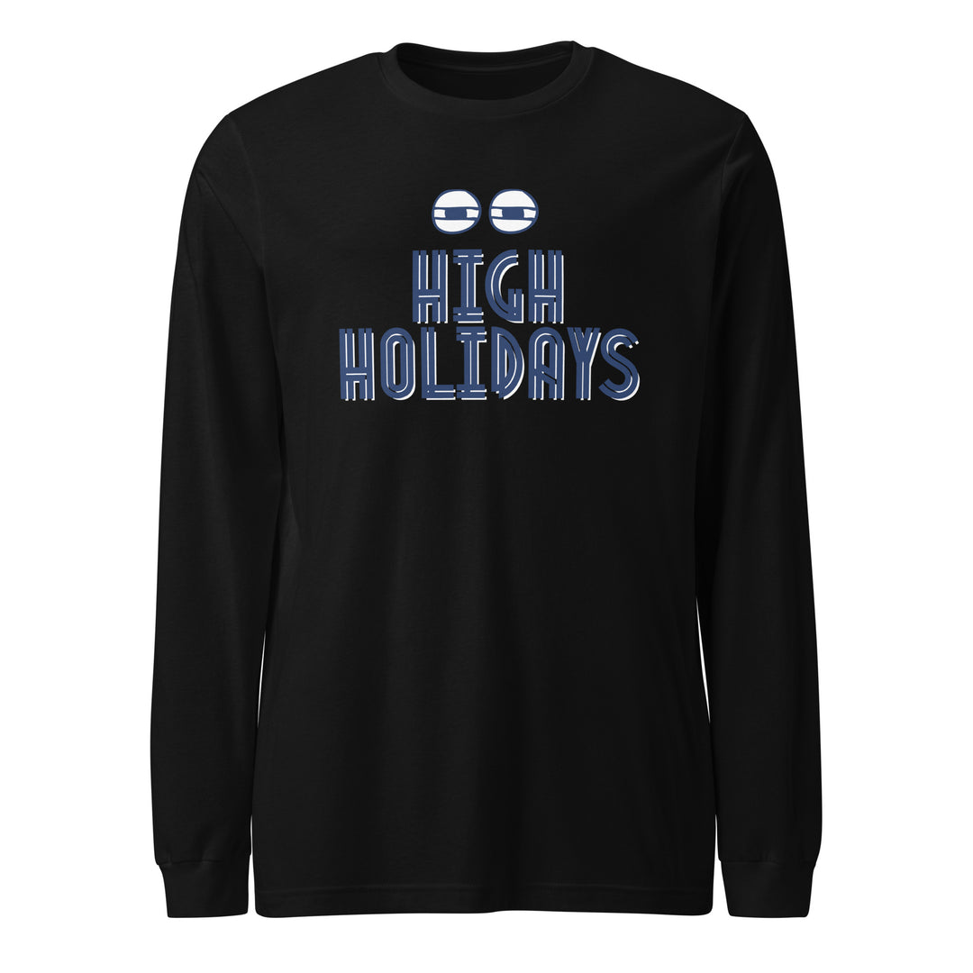 High Holidays Jewish pride shirt in Black - back view