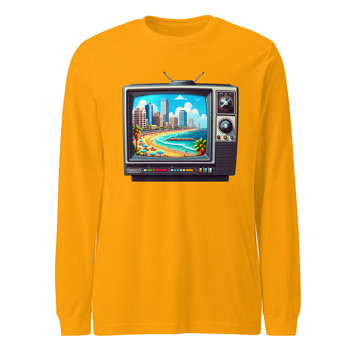 Long Sleeve Shirt | 16Bit Tel Aviv Beach