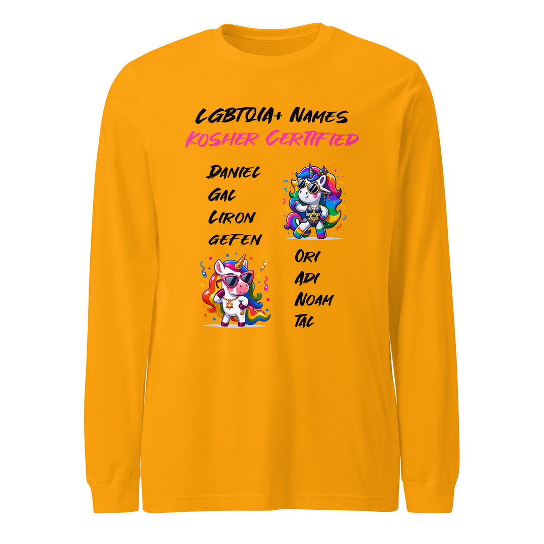 Long Sleeve Shirt | Kosher Certified Names