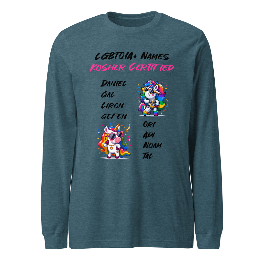 Long Sleeve Shirt | Kosher Certified Names