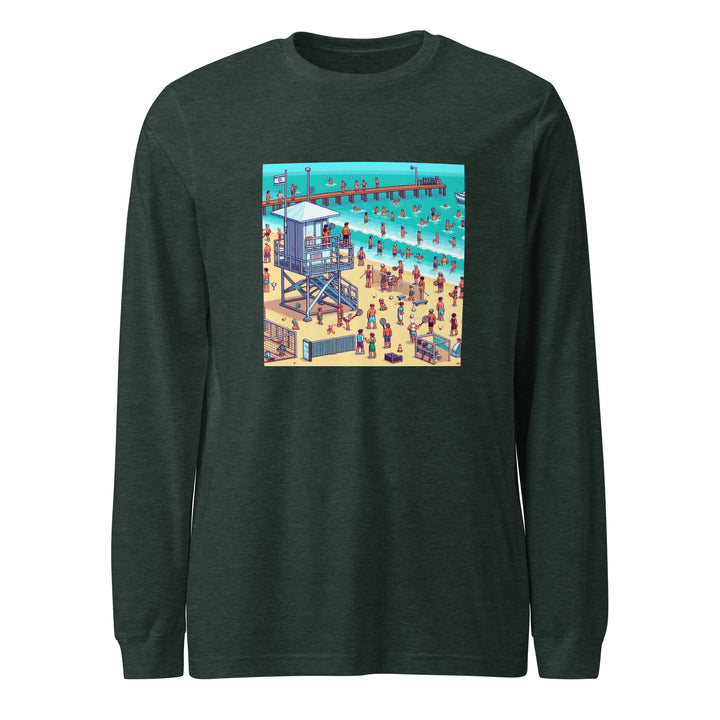 Long Sleeve Shirt | TLV Frishman Beach 16 Bit