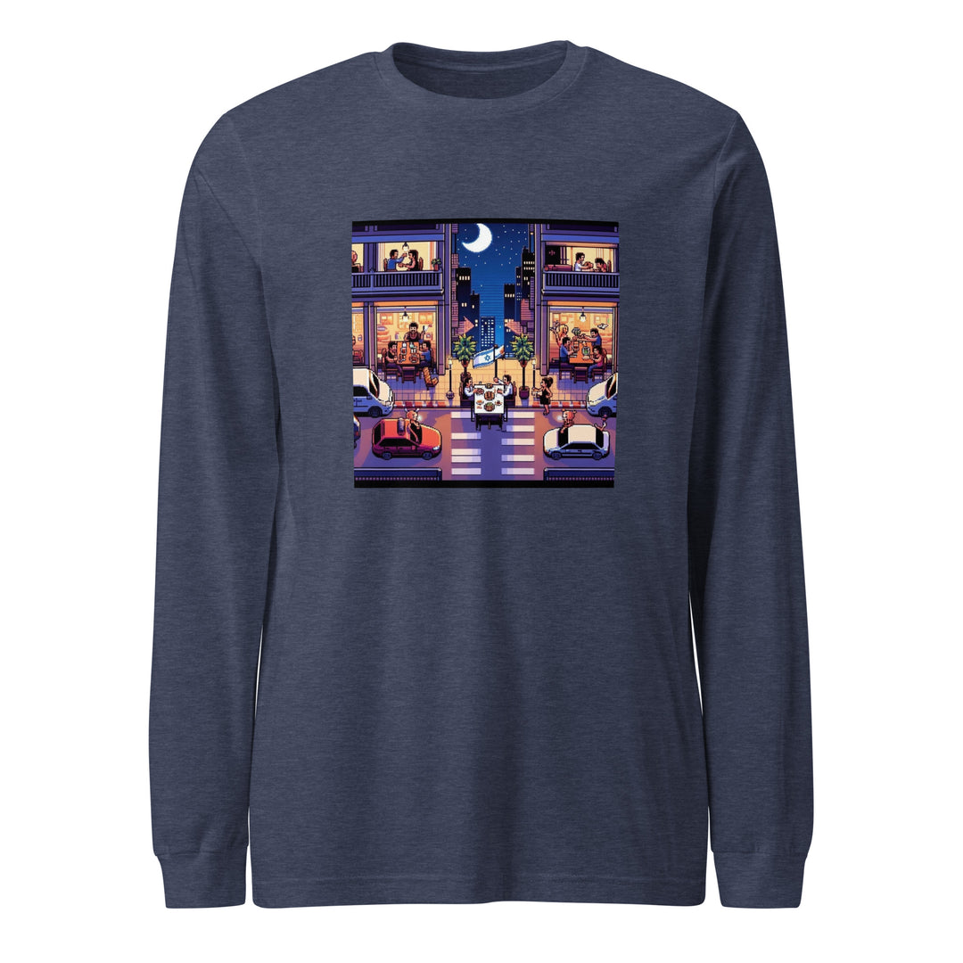 Long Sleeve Shirt | TLV Nightlife 16 Bit