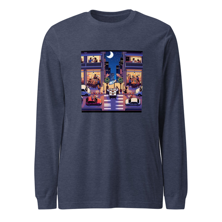Long Sleeve Shirt | TLV Nightlife 16 Bit