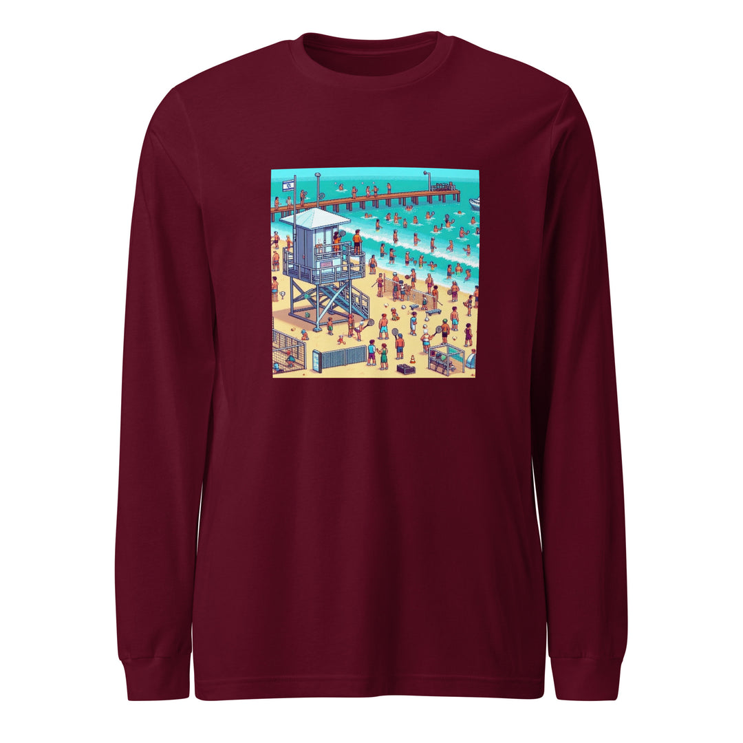 Long Sleeve Shirt | TLV Frishman Beach 16 Bit