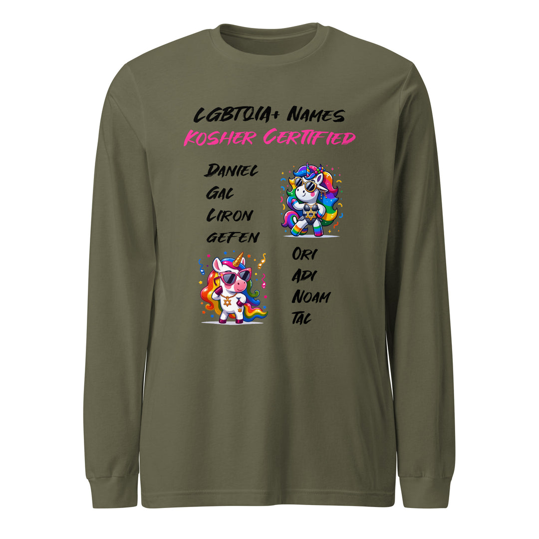 Long Sleeve Shirt | Kosher Certified Names