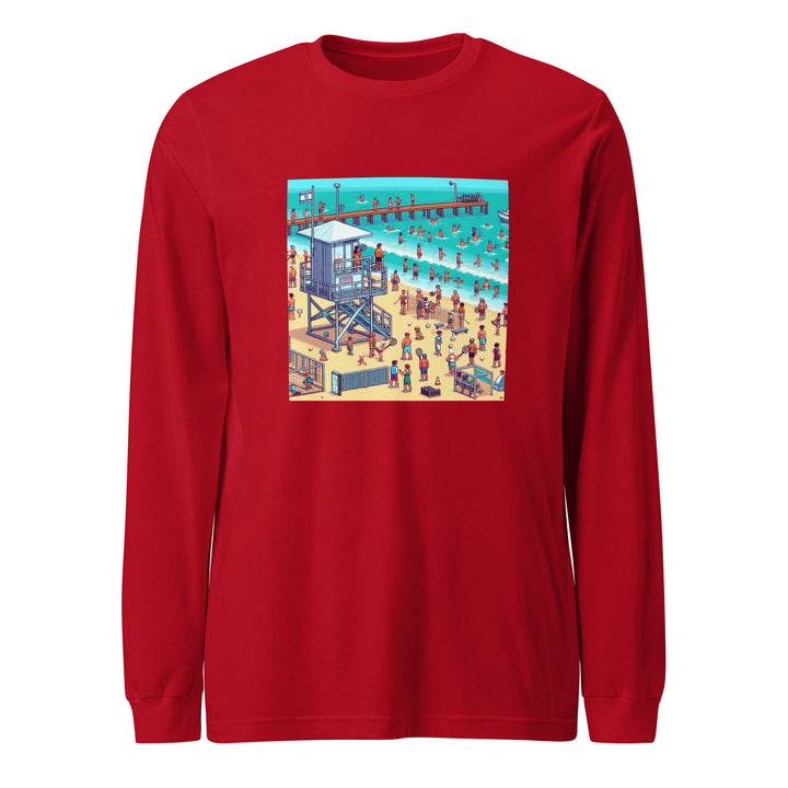 Long Sleeve Shirt | TLV Frishman Beach 16 Bit