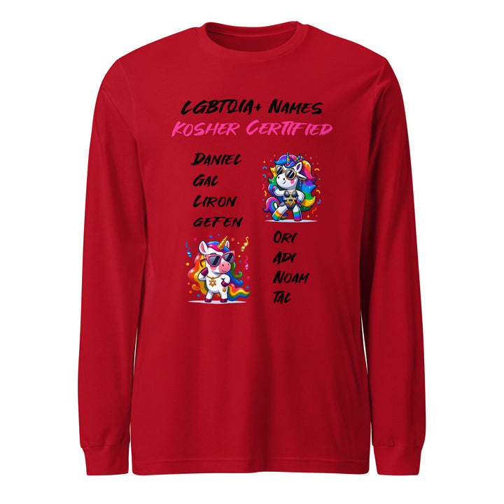 Long Sleeve Shirt | Kosher Certified Names