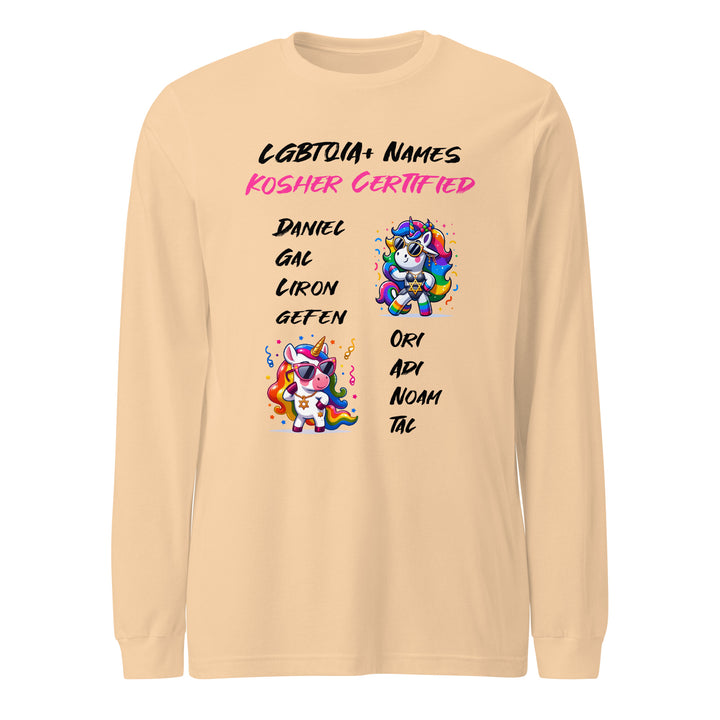 Long Sleeve Shirt | Kosher Certified Names