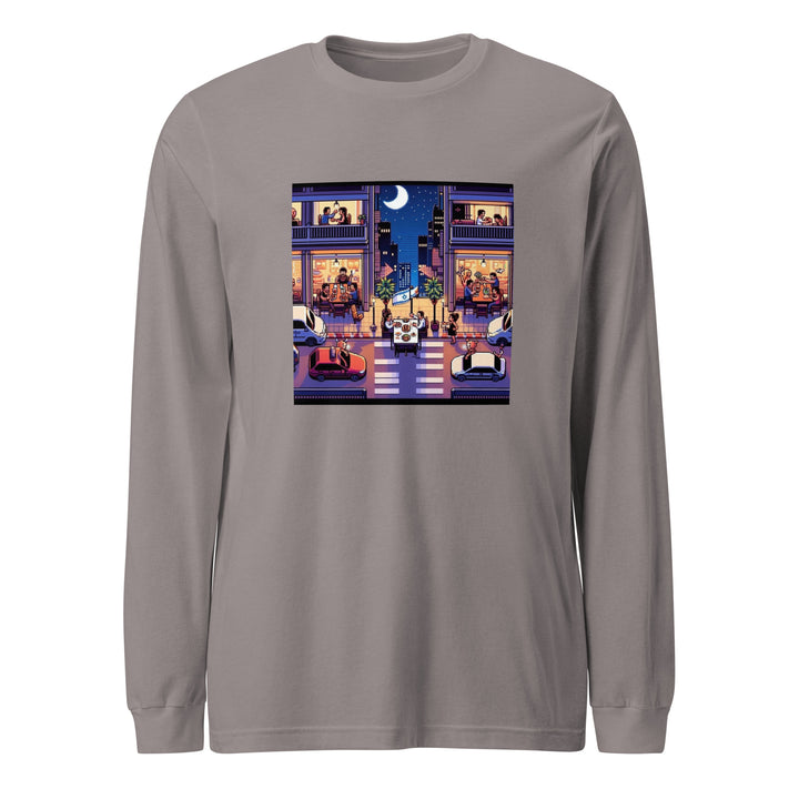 Long Sleeve Shirt | TLV Nightlife 16 Bit