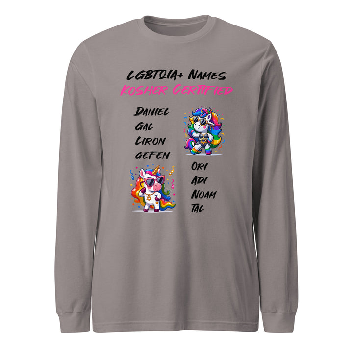 Long Sleeve Shirt | Kosher Certified Names