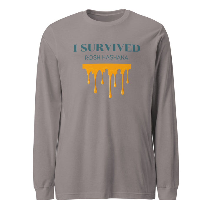 I Survived Rosh HaShana Jewish pride shirt in Storm - front view