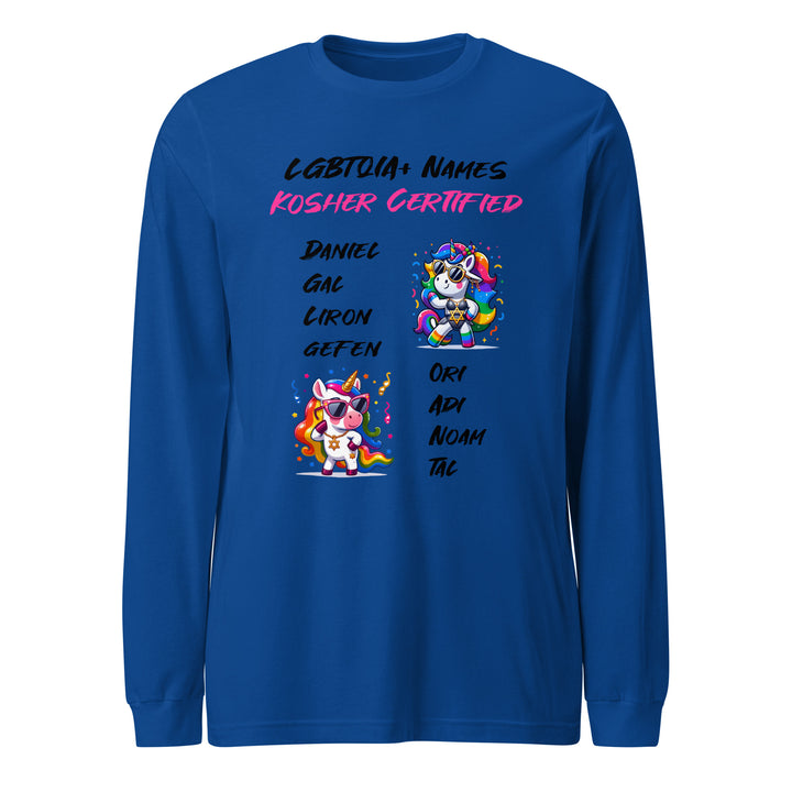 Long Sleeve Shirt | Kosher Certified Names