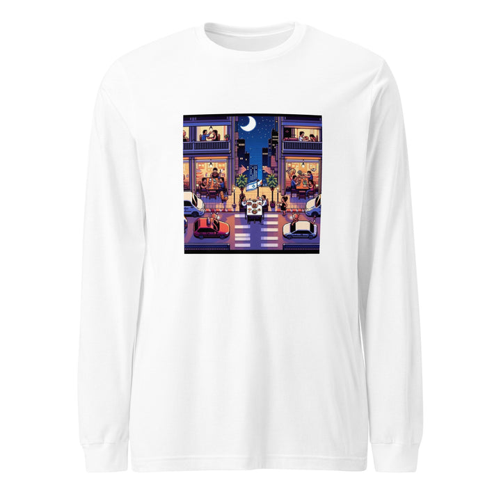 Long Sleeve Shirt | TLV Nightlife 16 Bit