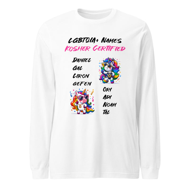 Long Sleeve Shirt | Kosher Certified Names