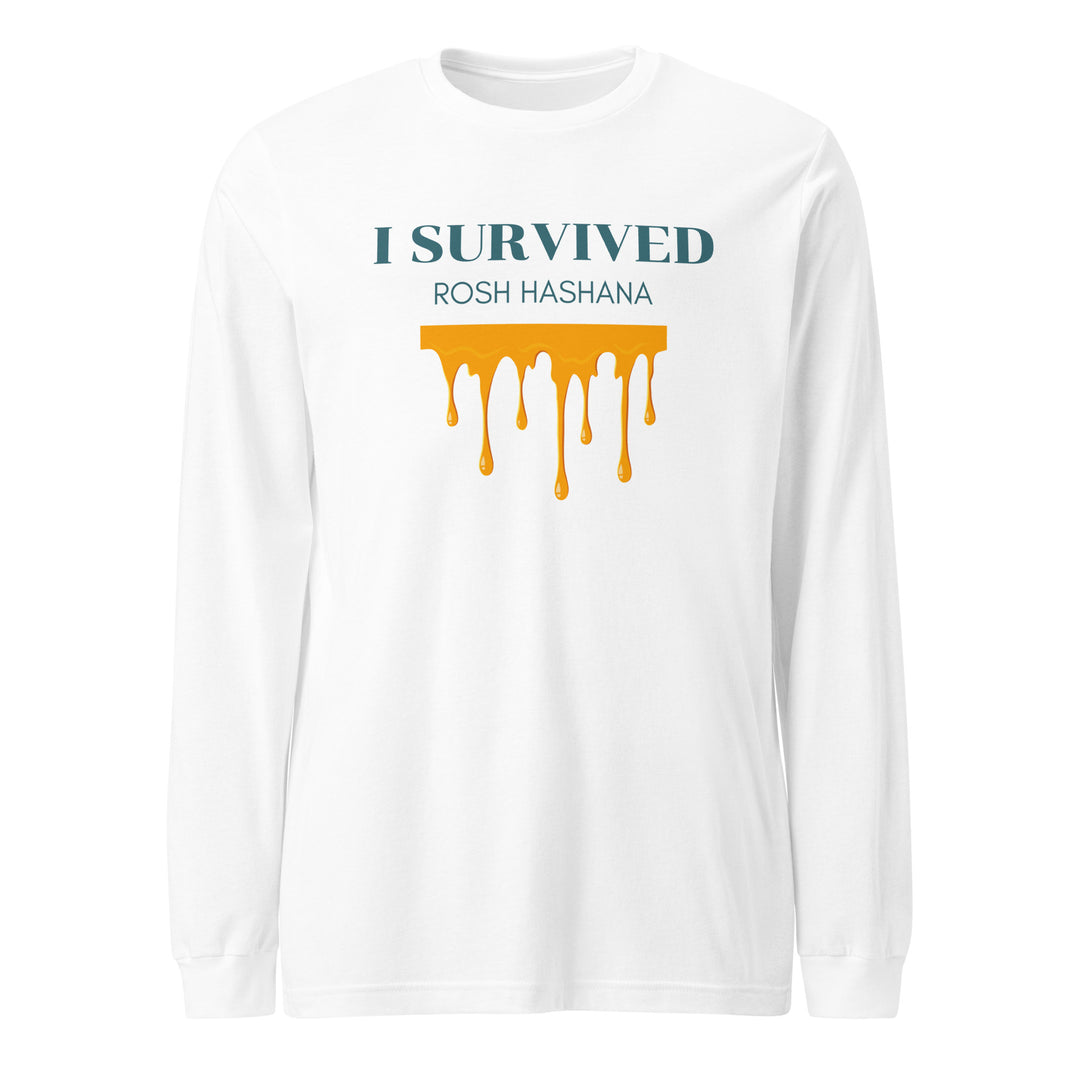I Survived Rosh HaShana Jewish pride shirt in White - front view